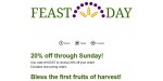 Feast Day discount code
