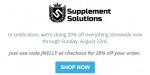 Supplement Solutions discount code